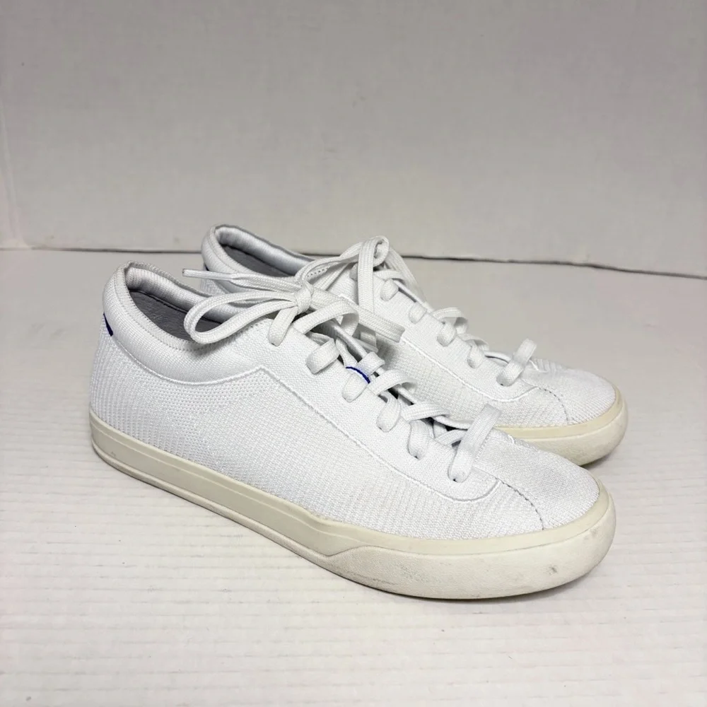 Rothy’s The Lace Up Sneaker in Bright White - Picture 8 of 15